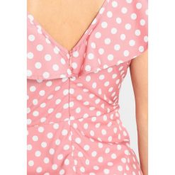 Sukienki hiszpanki: Missguided Petite POKKA DOT TEA DRESS Sukienka letnia pink