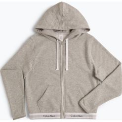 Calvin Klein - Damska bluza rozpinana, szary. Szare bluzy damskie Calvin Klein, l, bez wzorów, bez rękawów, bez kaptura. Za 329,95 zł.