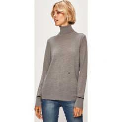 Calvin Klein - Sweter. Czarne swetry damskie Calvin Klein, s, bez wzorów, z wełny, bez rękawów. W wyprzedaży za 429,90 zł.