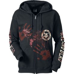 Bluzy męskie: The Walking Dead Kill Or Die Bluza z kapturem rozpinana czarny