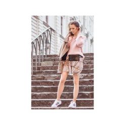 Skórzana DUO NERKA Czarny Krokodyl mat. Czarne nerki damskie Fabiola, w paski, ze skóry, klasyczne, małe, bez dodatków. Za 219,00 zł.