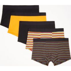 Bokserki 5 pack - Pomarańczo. Brązowe bokserki męskie Reserved, bez wzorów. Za 69,99 zł.