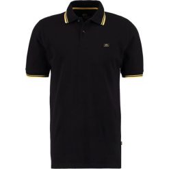 Koszulki polo: Alpha Industries TWIN STRIPE NEW Koszulka polo black/yellow