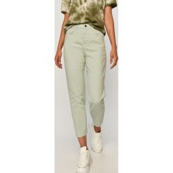 Answear - Jeansy Answear Lab. Zielone jeansy damskie ANSWEAR, s, z podwyższonym stanem. Za 149,90 zł.