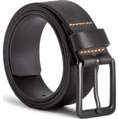 Pasek Męski BOSS - Jord 50379607 Black 001. Czarne paski męskie Boss, w paski, ze skóry. W wyprzedaży za 239,00 zł.