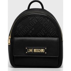 Love Moschino - Plecak. Czarne plecaki damskie Love Moschino, bez wzorów, ze skóry ekologicznej. W wyprzedaży za 579,90 zł.