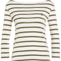 Bluzki damskie: Polo Ralph Lauren STRIPED MERC Bluzka z długim rękawem nevis/basic olive