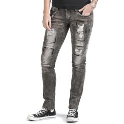 Rock Rebel by EMP Skarlett Jeansy damskie szary. Szare jeansy damskie relaxed fit marki Rock Rebel by EMP. Za 74,90 zł.