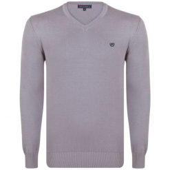 Felix Hardy Sweter Męski Xxl Szary. Szare swetry męskie marki Felix Hardy, xxl, bez wzorów, bez kołnierzyka, bez kaptura. W wyprzedaży za 159,00 zł.