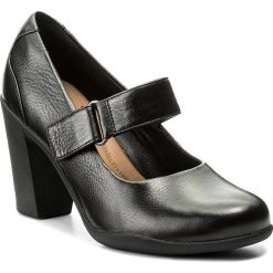 Creepersy damskie: Półbuty CLARKS - Adya Clara 261294694 Black Leather