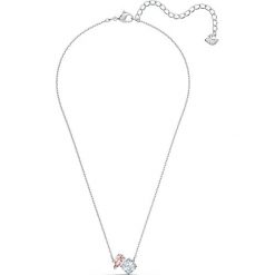 Swarovski - Naszyjnik Attract Soul. Szare naszyjniki damskie Swarovski, z kryształem, metalowe. Za 349,90 zł.