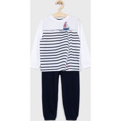 Blukids - Piżama dziecięca 98-128 cm. Białe piżamy chłopięce Blukids, z nadrukiem, z bawełny, bez rękawów. W wyprzedaży za 34,90 zł.