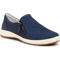 Półbuty JOSEF SEIBEL - Caren 22 67722 724 500 Blau. Niebieskie półbuty damskie Josef Seibel, na co dzień, bez wzorów, ze skóry, bez obcasa, na płaskiej podeszwie, bez zapięcia. W wyprzedaży za 279,00 zł.