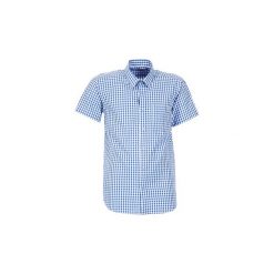 Koszule z krótkim rękawem Casual Attitude ECARO. Niebieskie koszule męskie marki Casual Attitude, s, casualowe, z krótkim rękawem. Za 125,30 zł.