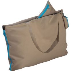 Shopper bag damskie: Torba wielofunkcyjna w kolorze brązowym – 50 x 30 cm