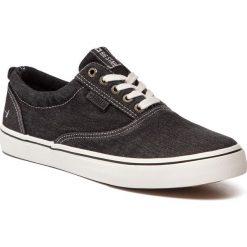 Tenisówki BIG STAR - DD174180 Black. Czarne półbuty męskie marki BIG STAR, bez wzorów, z gumy, retro, bez zapięcia. Za 109,00 zł.