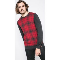Camel Active - Sweter. Czerwone swetry męskie marki Camel Active, xxl, bez wzorów, z bawełny, z okrągłym kołnierzem, bez kaptura. W wyprzedaży za 199,90 zł.