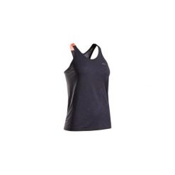 Top do biegania KIPRUN CARE damski. Pomarańczowe topy damskie KIPRUN, xl, bez wzorów, z poliesteru, bez kołnierzyka. Za 49,99 zł.