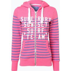 Bluzy damskie: Superdry – Damska bluza rozpinana, różowy