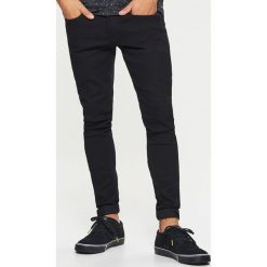 Jeansy męskie: Jeansy skinny - Czarny