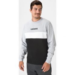 Lacoste Bluza Czarny Szary. Szare bluzy męskie Lacoste, xl, bez wzorów, z bawełny, bez kołnierzyka, bez rękawów, bez kaptura. Za 447,95 zł.