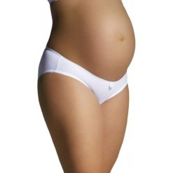 Bielizna ciążowa: Figi dla mamy slip białe r. S