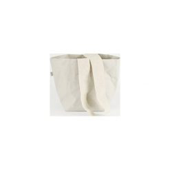 SZARA TORBA Z PAPIERU WASHABLE. Szare torebki klasyczne damskie Proudly designed, w paski, małe, bez dodatków. Za 149,00 zł.