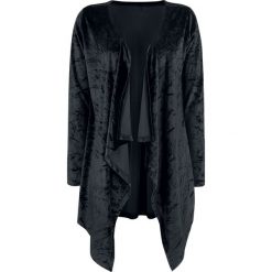 Kardigany damskie: Forplay Samt Cardigan Kardigan damski czarny