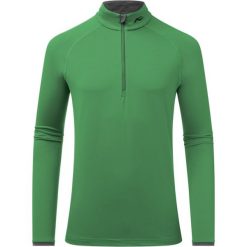 KJUS Polar męski Feel Half-Zip Pine green. Zielone bluzy męskie Kjus, m, bez wzorów, z polaru, bez kołnierzyka, bez rękawów, bez kaptura. Za 344,00 zł.