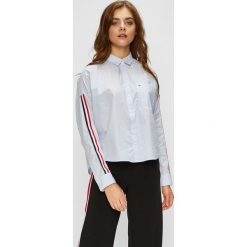Tommy Jeans - Koszula. Szare koszule jeansowe damskie Tommy Jeans, l, z długim rękawem. Za 359,90 zł.