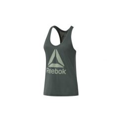Topy na ramiączkach / T-shirty bez rękawów Reebok Sport Koszulka bez rękawów Workout Ready Supremium 2.0. Brązowe bluzki sportowe damskie marki Reebok Sport, m. Za 89,95 zł.