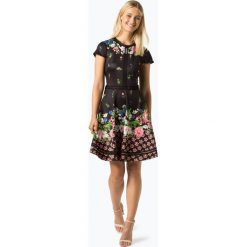 Ted Baker - Sukienka damska – Daissie, czarny. Czarne sukienki hiszpanki Ted Baker, s, w kwiaty, z koronki. Za 899,95 zł.