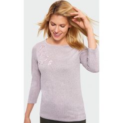 Sweter o dopasowanym kroju. Swetry damskie Greenpoint, bez wzorów, z elastanu, bez rękawów, bez kaptura. Za 49,99 zł.