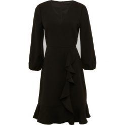 Sukienki hiszpanki: J.CREW DRAPEY RUFFLE FRONT DRESS Sukienka koktajlowa black