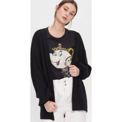 Niezapinany kardigan - Czarny. Czarne swetry damskie House, s, bez wzorów. Za 79,99 zł.