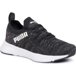 Buty PUMA - Flyer Runner Engnr Knit 192791 01 Puma Blk/Asphalt/Puma Wht. Czarne buty sportowe damskie Puma, bez wzorów, z tworzywa sztucznego, sportowe, do biegania. Za 269,99 zł.