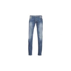 Jeansy slim fit Le Temps des Cerises 711 BASIC. Niebieskie jeansy męskie regular Le Temps Des Cerises, z jeansu. Za 395,10 zł.
