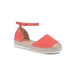 DeeZee WSS899-02 Czerwony. Czerwone espadryle damskie DeeZee, bez wzorów, z materiału, bez obcasa. Za 79,99 zł.