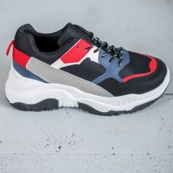 SHELOVET Wielokolorowe Sneakersy. Sneakersy damskie SHELOVET, z materiału. W wyprzedaży za 89,00 zł.