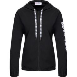 Kurtka przejściowa Red Valentino RR0CIB08. Czarne kurtki damskie Red Valentino, bez wzorów, z elastanu, bez kaptura. W wyprzedaży za 1029,00 zł.