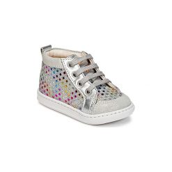 Buty Dziecko Shoo Pom BOUBA NEW COVER. Szare trampki dziewczęce Shoo Pom, bez wzorów, bez zapięcia. Za 239,20 zł.
