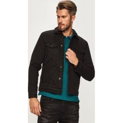 Only & Sons - Kurtka jeansowa. Czarne płaszcze męskie Only & Sons, xl, bez wzorów, z bawełny, krótkie, bez kaptura. W wyprzedaży za 139,90 zł.