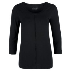 S.Oliver T-Shirt Damski 34 Czarny. Czarne bluzki damskie marki S.Oliver, s. W wyprzedaży za 93,00 zł.