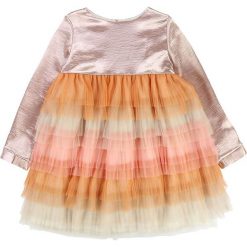 Sukienka ze wzorem. Sukienki niemowlęce Billieblush & Billybandit, bez wzorów, z tiulu, bez rękawów, midi, rozkloszowane. W wyprzedaży za 139,95 zł.