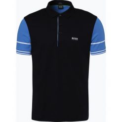 BOSS Athleisure - Męska koszulka polo – Paule 6, czarny. Czarne koszulki męskie BOSS Athleisure, xl, w paski, z bawełny, sportowe, bez rękawów. Za 299,95 zł.