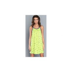 Koszula nocna CAPRI wąskie ramiączko limonka L. Pomarańczowe koszule męskie Italian fashion, na lato, l, bez wzorów, z bawełny, eleganckie, z kontrastowym kołnierzykiem, bez rękawów. Za 64,00 zł.