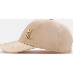 Połyskująca czapka z daszkiem Eco Aware - Beżowy. Brązowe czapki damskie Mohito, bez wzorów. Za 39,99 zł.
