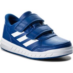 Buty adidas - AltaSport Cf K B42112 Croyal/Ftwwht/Cblack. Niebieskie półbuty dziewczęce Adidas, z paskami. W wyprzedaży za 139,00 zł.