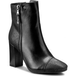 Botki SERGIO BARDI - Leila FW127278317MP 601. Czarne botki damskie na obcasie marki Sergio Bardi, ze skóry. W wyprzedaży za 289,00 zł.