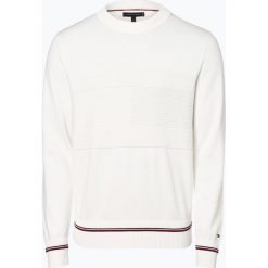 Tommy Hilfiger - Sweter męski, czarny. Czarne swetry męskie marki TOMMY HILFIGER, xl, bez wzorów, z bawełny, bez kołnierzyka, bez kaptura. Za 579,95 zł.